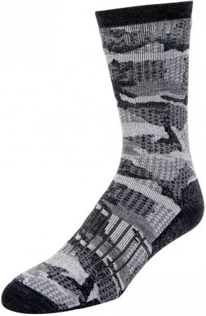 Носки Simms Merino Midweight Hiker Sock цвет Hex Flo Camo Carbon
