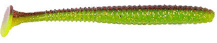 Виброхвост съедобный S-Shad Tail Lucky John 3,8'' (9,6 см) цвет T44 (5 шт.) фото