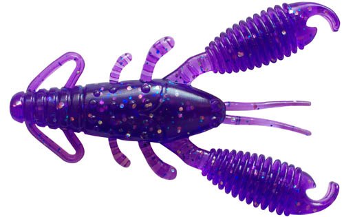 Reins Ring Craw Mini 2.5" 567 Lilac silver and blue flake (15520620) фото