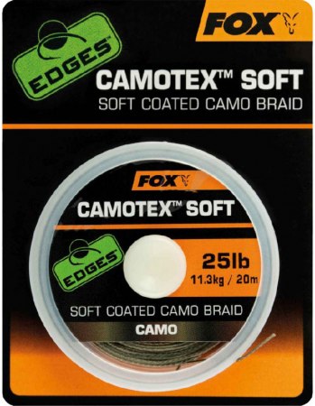 Поводковый материал Fox International Edges Camotex Soft 20lb (15790942) фото