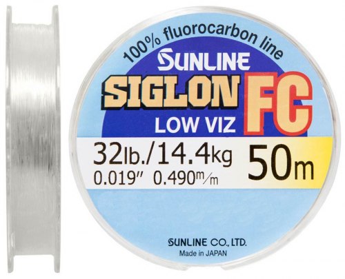 0.490 флюорокарбон Sunline Siglon FC 50 m 14.4 кг (32LB) поводковый (16580147) фото