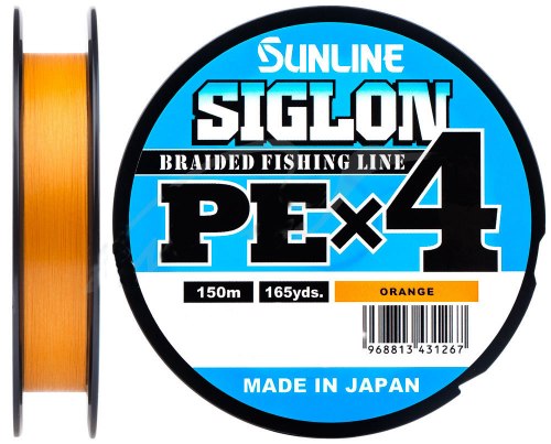 0.223/#1.7 Шнур Sunline Siglon PE х4 оранжевый (16580935) фото