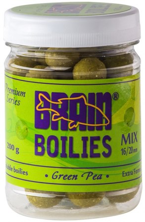 Бойлы Brain Green Peas (Горох) Soluble 200 gr фото 1