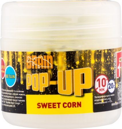 Бойлы Brain Pop-Up F1 Sweet Corn (18580212) фото