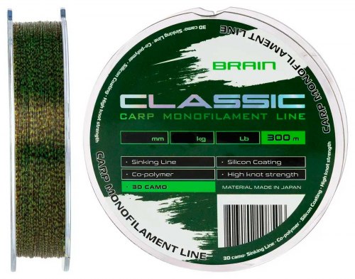 Brain Classic Carp Line 3D (camo) 300м фото