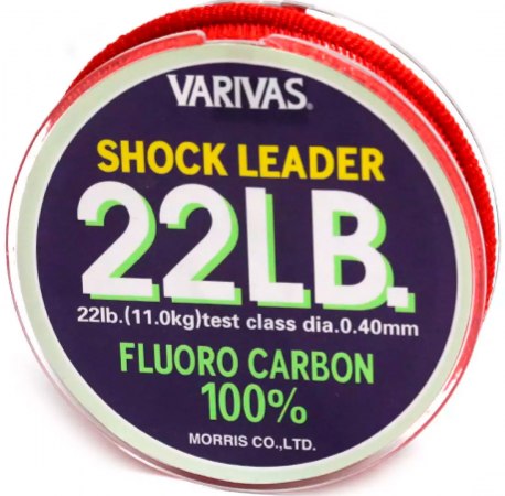 0.40 флюорокарбон Varivas Fluoro Shock Leader (30 м) 11 кг (22lb) фото
