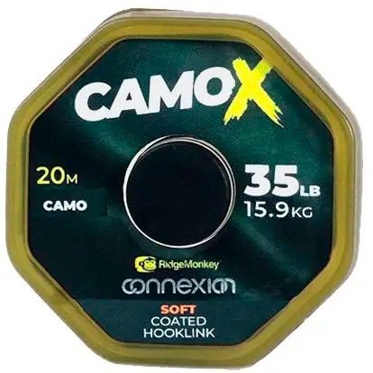 RidgeMonkey Connexion CamoX Soft Coated Hooklink (RMT318) фото