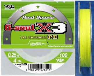 0.165 Шнур YGK G-Soul X3 100м (5545.01.93) фото