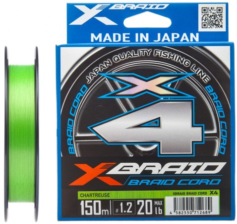 0.205 мм YGK X-Braid Braid Cord X4 (55450315) фото