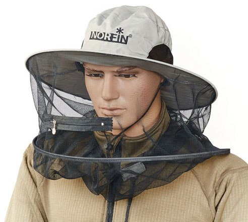 Шляпа Norfin Boonie с антимоскитной сеткой (накомарник) нейлон (7461) фото