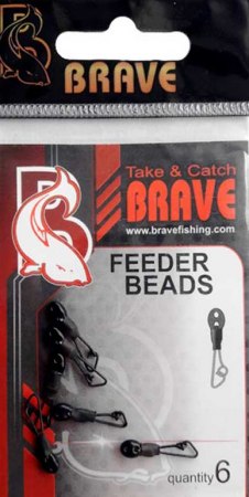 Бусинка с карабином скользящая Brave Feeder Beads фото