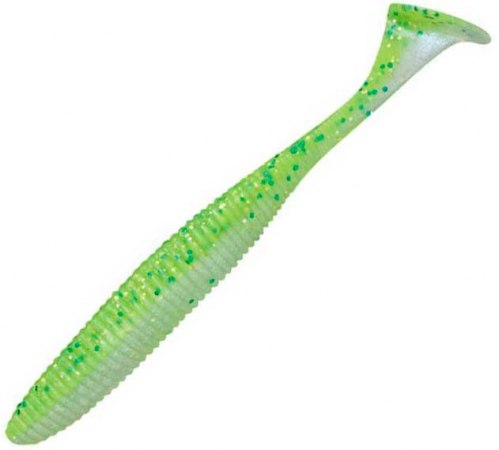Cъедобный силикон Jackall Rhythm Wave (Chartreuse Back Shad) фото