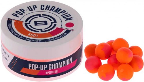 Бойлы Brain Champion Pop-Up Krill (криль) фото