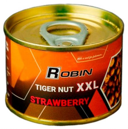 Тигровый орех Robin XXL 65 мл (ж/б) Клубникафото 