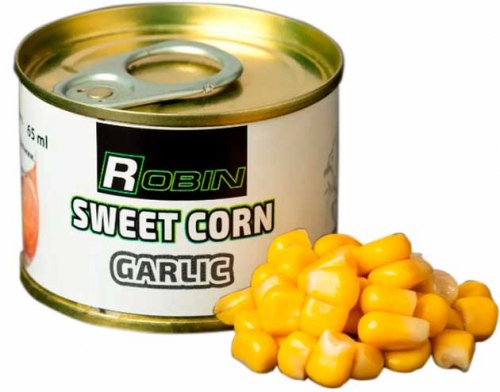 Кукуруза Robin Sweet Corn 65 мл (ж/б) Чеснок фото