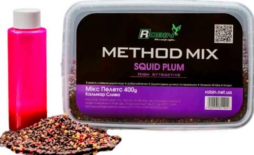 Метод Микс Robin High Attractive Squid-Plum/Кальмар-Слива фото