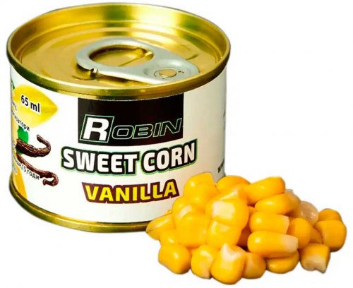 Кукуруза Robin Sweet Corn 65 мл (ж/б) Ваниль фото