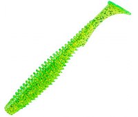 Съедобный силикон FishUP U-Shad 3" (7.5 см) #026 Flo Chartreuse/Green (9 шт)