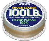 0.880 флюорокарбон Varivas Fluoro Shock Leader (30 м) 50 кг (100lb) цв. прозрачный