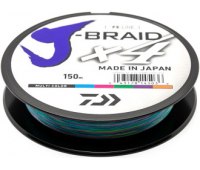 0.17 Шнур Daiwa J-Braid X4E (150 м) Multi Color (8.4 кг)