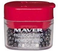 Набор грузков дробинок Maver Pallini Supercalibrati Teneri (0.475 гр) размер 3/0