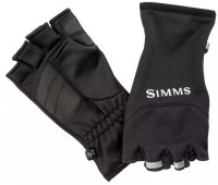Перчатки Simms Freestone Half Finger Black (полиэстер, флис) цвет черный