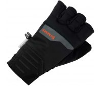 Перчатки Simms Windstopper Half Finger Glove Black (флис) цвет черный