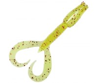Keitech Little Spider 3" PAL#01 Chartreuse Red Flake (8 шт)