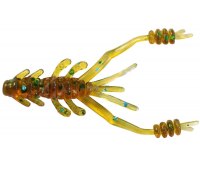 Съедобный силикон Reins Ring Shrimp 2" 565 Motor Oil Green Flake (12 шт)