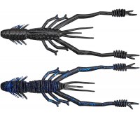 Съедобный силикон Reins Ring Shrimp 4" B11 Blue Belly (6 шт)