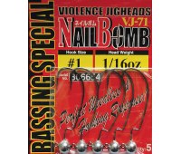 Джиг-головка Decoy Nail Bomb VJ-71 крючок #002 (5 шт)