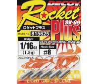 Джиг-головка Decoy Rocket Plus SV-69 крючок #010 (5 шт)