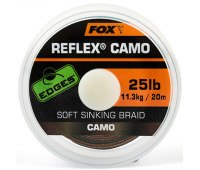 Поводковый материал Fox International Edges Reflex (35 lbs) 20 м (цв. Camo)