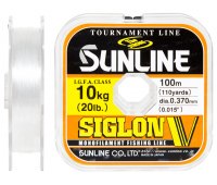 0.128 леска Sunline универсальная Siglon V (100 м) прозрачная