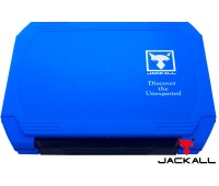 Коробка Jackall 1500D Double Open Tackle Box S Free (цв.синий)