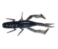 Съедобный силикон Jackall Dragon Bug 3" Black/Blue Shrimp (7шт)