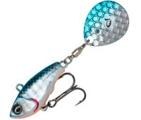 Savage Gear Fat Tail Spin 65mm 16.0g Blue Silver