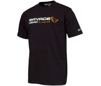 Футболка Savage Gear Signature Logo T-Shirt (цвет черный)