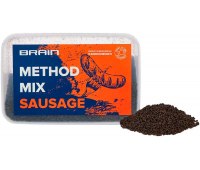 Прикормка Метод Микс Brain Sausage 400гр (Карп) колбаска
