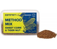 Прикормка Метод Микс Brain Sweet Corn & Tiger Nut 400гр (Карп) кукуруза+тигровый орех