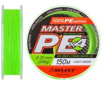 0.20 шнур Select Master PE 150 м салатовый 24 кг