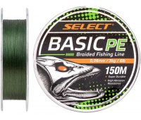 ∅0.06 мм Шнур Select Basic PE 150 м (темно-зеленый) 3 кг