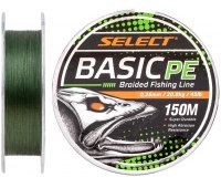 ∅0.18 мм Шнур Select Basic PE 150 м (темно-зеленый) 9.9 кг