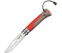 Нож складной Opinel 8 VRI Outdoor цвет Красный