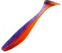 Съедобный силикон FishUP Wizzle Shad 3" (8 см) #207 Dark Violet/Orange (8 шт)
