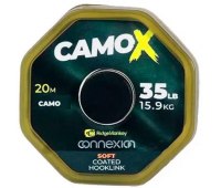 Поводковый материал RidgeMonkey Connexion CamoX Soft Coated Hooklink (35 lb) 20 м