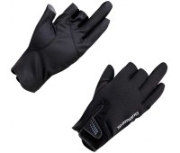 Перчатки Shimano Pearl Fit 3 Gloves (3 пальца открыты) цв.черный