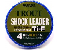 0.165/#1.0 флюорокарбон Varivas Trout Shock Leader Ti-F (30 м) 2.0кг (4lb)