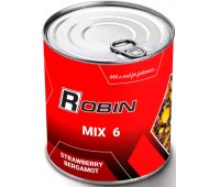 Зерновая смесь Robin MIX-6 900 мл (ж/б) Клубника-Бергамот (Дробленая)
