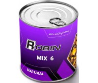 Зерновая смесь Robin MIX-6 900 мл (ж/б) Натурал (Дробленная)
